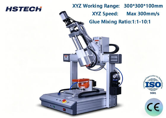 Un bon prix. 4 axes AB Machine de distribution de colle ±0,02 mm Précision 300 300 100 Trait 1 1 à 10 1 Rapport de mélange En ligne