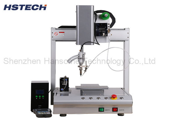 Un bon prix. Robot de soudure automatique à 4 axes, double fer unique / rotation de pointe AC220V/110V en ligne