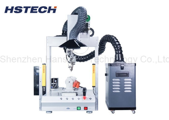 Robot de soudure automatique de purification de l'air à 4 axes à pointe unique avec nettoyeur de smog