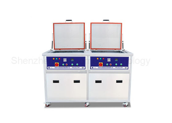 Un bon prix. AC380V 77L machine à nettoyer par ultrasons SUS acier inoxydable 3000W puissance de chauffage en ligne